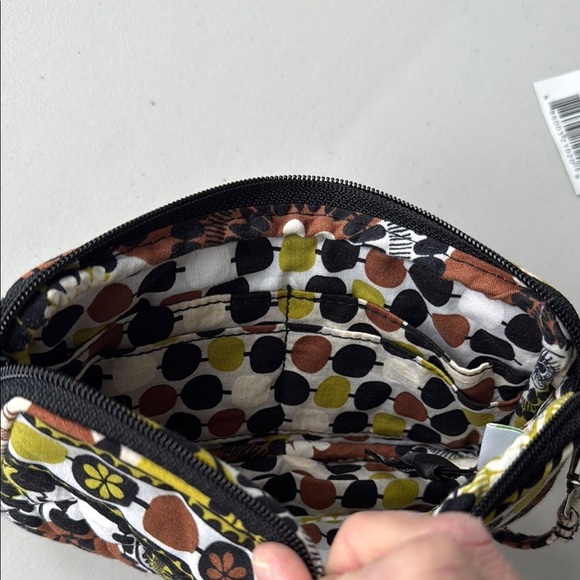 Vera Bradley Cocoa Moss Wristlet Quilted Wristlet Wallet - Picture 12 of 16